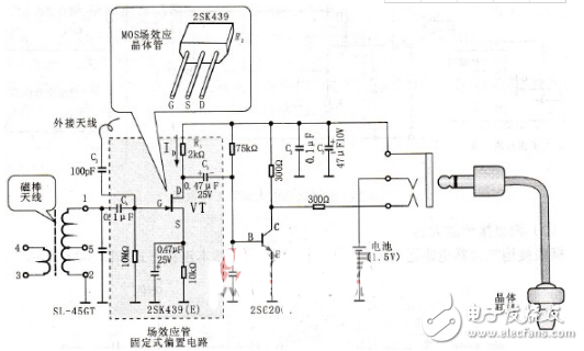 場效應管放大電路圖大全（五款場效應晶體管放大電路原理圖詳解）