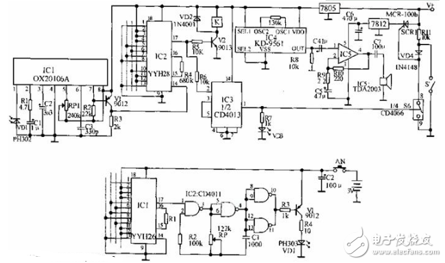 遙控電子密碼鎖的設(shè)計(jì)方案匯總（四款電子密碼鎖設(shè)計(jì)原理圖詳解）