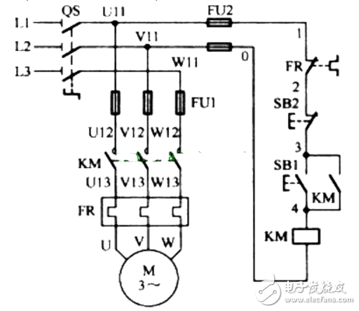 电动机自锁控制电路图大全（三相异步/自锁正转控制电路图详解）
