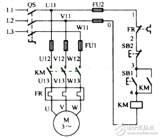 電動機(jī)自鎖控制電路圖大全（三相異步/自鎖正轉(zhuǎn)控制電路圖詳解）