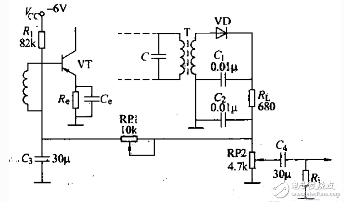 晶體管收音機電路圖大全（超外差式/CMOS/變頻電路詳解）