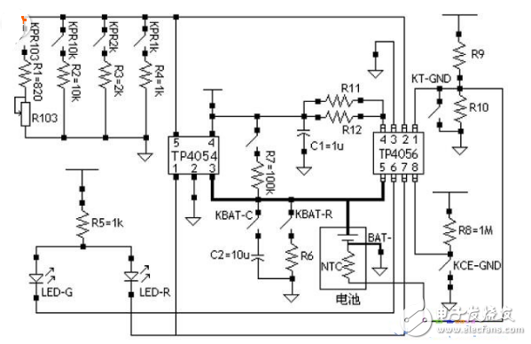 tp4056充電保護電路圖（八款tp4056鋰電池充電電路詳解）