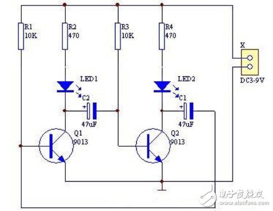 最簡單閃光燈電路圖大全（晶體管/電容器/照相機閃光燈）