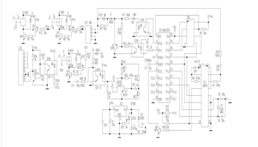 電話遙控監(jiān)聽器電路原理解析