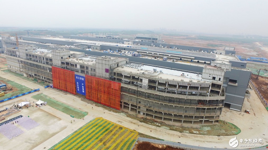 长江存储武汉基地,从厂房建设进入量产准备阶段!