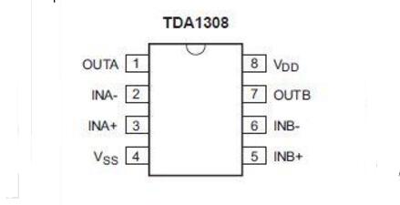 tda1308引脚图图片