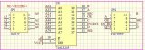 74hc595通过ULN2003驱动8*8LED点阵屏