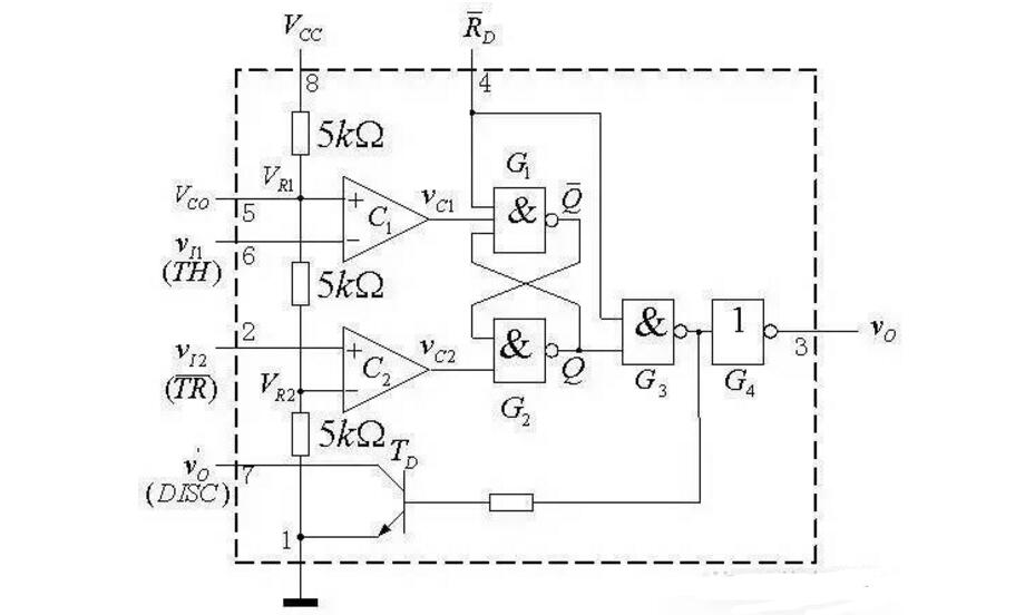 <b>555</b>电压检测<b>电路</b>_<b>555</b>构成的脉宽检测<b>电路</b>