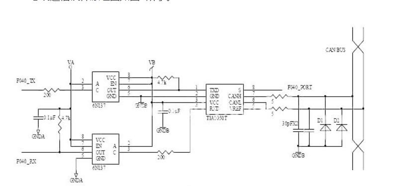 CAN總線通信典型電路原理圖（四款CAN總線通信電路原理圖分享）