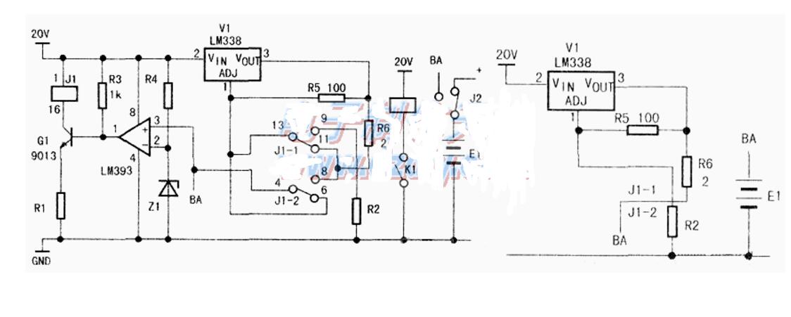 lm393光控电路图大全（蓄电池充电器/电源检测/运算放大器/红外感应）