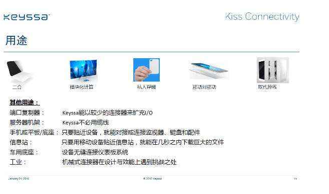 Keyssa推出業(yè)內(nèi)首款用于高速非接觸“Kiss連接”的參考設計