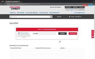 MicrochipDIRECT新手入门教程——如何搜索、浏览和完成订单