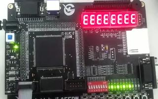 用 FPGA DIY 开发板实现LED与数码管显示功能