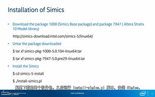 開啟 Simics 中的 S10 UEFI任務及執行 TFTP 測試