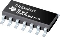 TS12A44515 低導通電阻四路 SPST CMOS 模擬開關