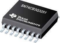 SN74CB3Q3251 8 选 1 FET 多路复用器/多路解复用器 2.5V/3.3V 低电压高带宽总线开关
