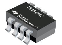 TS3A4742 0.8Ω 低電壓單電源雙路 SPST 模擬開關