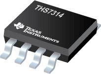 THS7314 3-Channel SDTV Video Amp w/5th Order Filters and 6-dB Gain