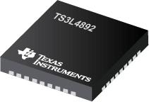 TS3L4892 具有 LED 开关的 16 位到 8 位 SPDT 千兆 LAN 交换机