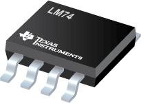 LM74 具有 Microwire 和 SPI 接口的 ±1.25°C 温度传感器