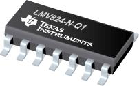 LMV<b class='flag-5'>824-N-Q1</b> Automotive, Low Voltage, Low Power, RRO, 5 MHz Op Amp