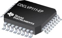 CDCLVP111-EP 具有可選輸入的 1:10 LVPECL 緩沖器