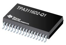 TPA3116D2-Q1 带 AM 抑制的 15W、30W、50W 无滤波器 D 类立体声放大器系列