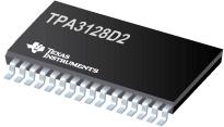 <b>TPA3128D2</b> 具有低空闲功率损耗的 <b>2</b> 通道 30W 差分模拟输入 D 类放大器