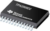 <b>TPA2008D2</b> 具有音量控制的 3W 立体声 D 类音频功率放大器 (<b>TPA</b>2008)