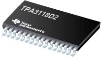 TPA3118D2 30W 无滤波器 D 类立体声放大器，带 AM 抑制