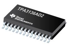 <b>TPA3136AD2</b> 具有超低 EMI 的 10W 无电感器立体声 (BTL) D 类音频放大器