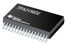 TPA3156D2 TPA3156D2 - 具有低空閑功率損耗的 2x70W、4.5V-26V、模擬輸入 D 類放大器