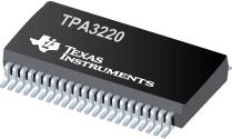 TPA3220 50W 立體聲/100W 峰值高清模擬輸入 D 類放大器（焊盤朝下）