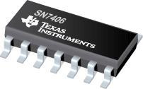 SN7406 具有高电压输出的六路反向缓冲器/驱动器