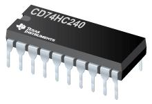 CD74HC240 具有三态输出的高速 CMOS 逻辑反向八路缓冲器/线路驱动器