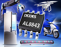 AL8843 高功率 40 V 降压型 LED 驱动器