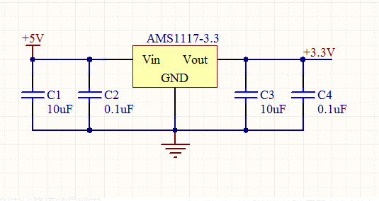 ams1117-3.3接線原理及如何接線