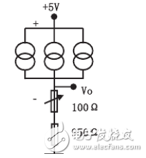 簡單的溫度傳感器ad590測溫電路原理分析