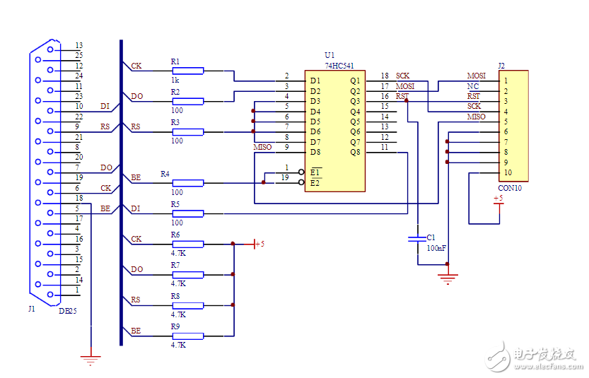 Sn74hc541n схема включения