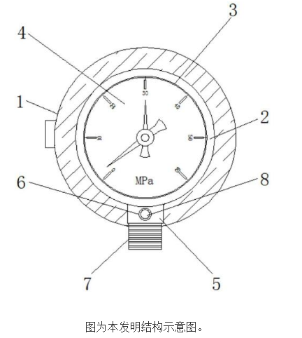 【新专利介绍】一种矿用双针压力表