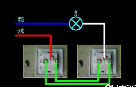 应急灯开关接线图解（5款开关接线电路）