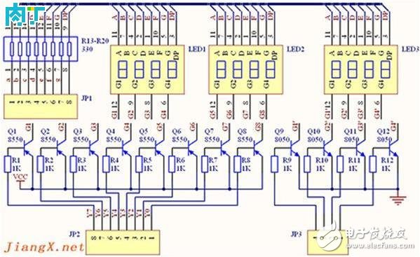 数码管显示电路的设计及制作