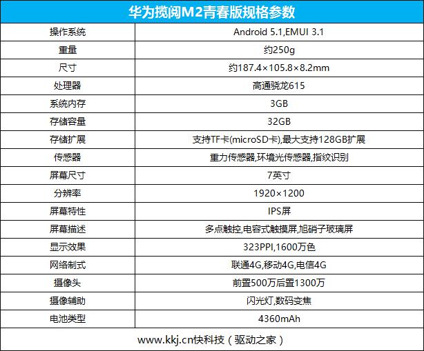 华为m2801w平板尺寸图片