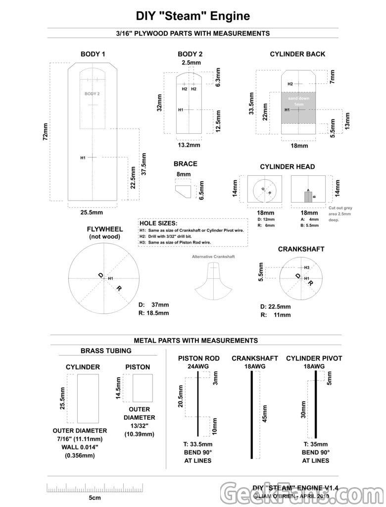 五缸气动机详细制作教程