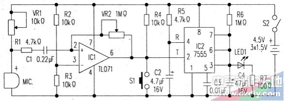 声控的<b class='flag-5'>照明灯</b><b class='flag-5'>电路</b>