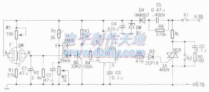 簡易電子自動控制器電路