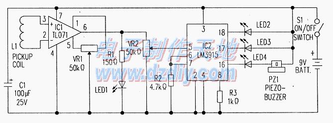 電磁輻射監測器電路的制作