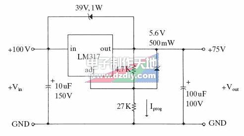 <b class='flag-5'>LM317</b>高壓<b class='flag-5'>穩(wěn)壓電</b>源<b class='flag-5'>電路</b>