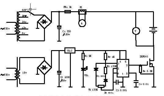 電動(dòng)車蓄電池修復(fù)器電路原理分析