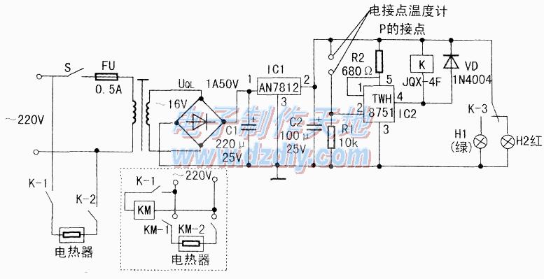 恒温控制装置的原理及制作